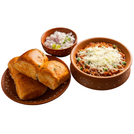 Cheese Pav Bhaji